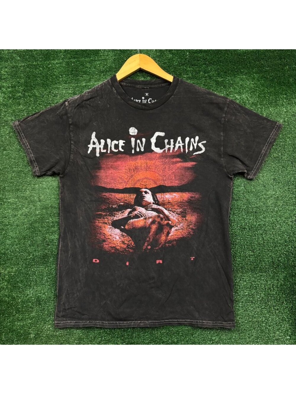Alice In Chains Dirt Est 1987 Rock Band Mineral Wash T-Shirt Size Medium